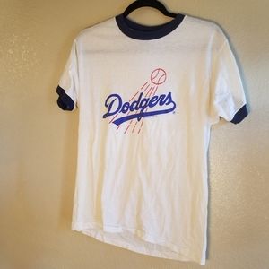 Vintage Dodgers Ringer Tee